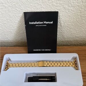 Gold Metal Apple Watch Band
